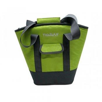 Nevera Camping Flexible Verde y Gris Capazo 15 L Natuur