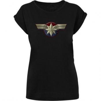 F4NT4STIC Damen T-Shirt mit Brustemblem