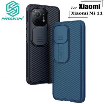 TitanGuard Premium Hard Shell Case for Xiaomi Mi 11 & Mi 11 Lite (CamShield, Slide Protection) – Dark Black