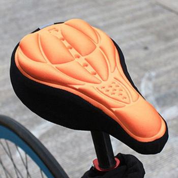 Cojín 3D para asiento de bicicleta, funda gruesa y suave, disponible en 3 colores, 1 unidad