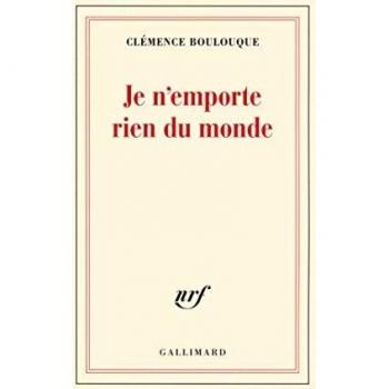 Je n'emporte rien du monde