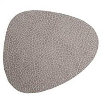 LIND DNA Curve Hippo Untersetzer anthrazit 11 x 13 cm