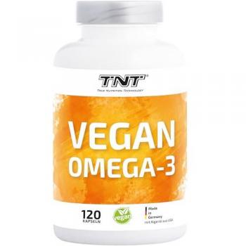 TNT (True Nutrition Technology) Omega-3 Kapseln aus Algenöl, 120 Kapseln