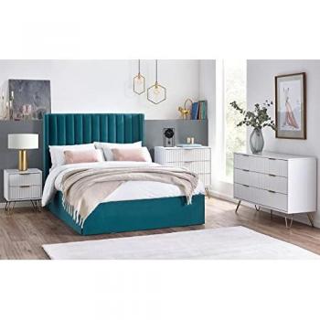 Julian Bowen Murano 2 Drawer Bedside Table