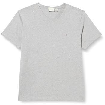 Gant V-Neck T-Shirt Slim Shield für Herren