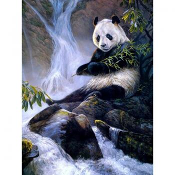 Pittura Diamante 5D Panda Cascata