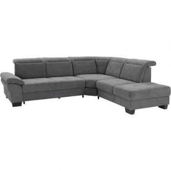Cornwall L-Form Sofa mit Bettfunktion und Kopfteilverstellung