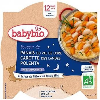 Babybio Bonne Nuit Douceur de Panais Carotte Polenta 12 Mois et + Bio 230 g