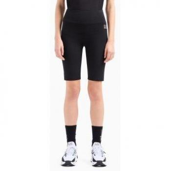 EA7 Shorts de ciclismo con logo para mujer