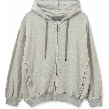 XS Gray Mosh Zip Sweater