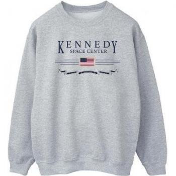 Sweat-shirt Exploration Nasa Kennedy Blanc