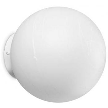 Aplique de Pared Metal Papel Blanco 20cm