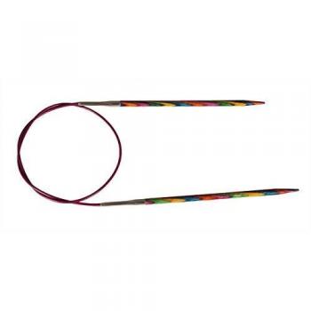Symfonie Fixed Circular Knitting Pins 100 cm / 5 mm – Multi‑Colour Pack