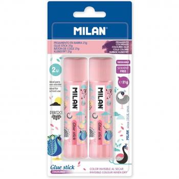 Blíster de pegamento violeta 2 barras 21 gr Peacock MILAN