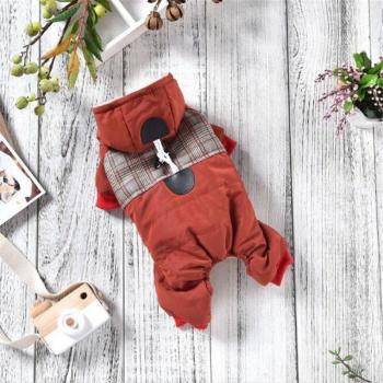 Ropa Gruesa de Invierno para Perros con Capucha