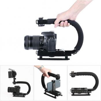 Lightweight C-Shaped Video Stabilizer for DSLR (Sony/Nikon/Canon) and GoPro
