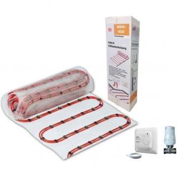 Jollytherm Vario‑Heat Hybrid Fußbodenheizung 7,5 qm – 3 Matten 3,1 × 0,8 m (inkl. Anschlussleitungen) – 05312