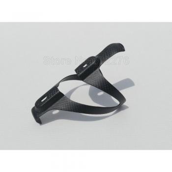 Porte-bouteille pour vélo en carbone mat brillant