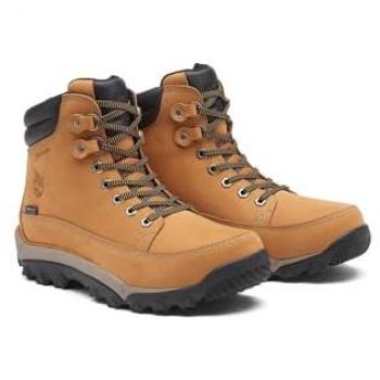 Timberland Rime Ridge Mid WP Primaloft Herren Winter Schuhe Leder Braun 46
