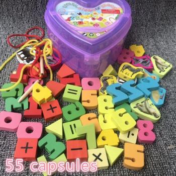Wooden Stringing Beads Craft Set