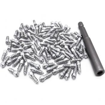 100pcs Tungsten 12mm Tire Snow Chains Spikes Studs for Motorcycle