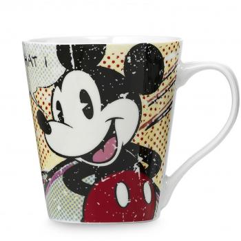Taza Porcelana Mickey Mouse con Puntos Rojos