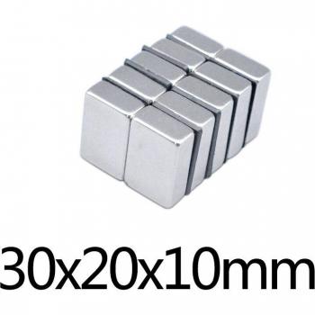 High-Strength Neodymium Magnet 30x20x10