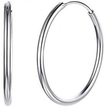 Pendientes de Cartílago Aros Huggie Plata 30MM