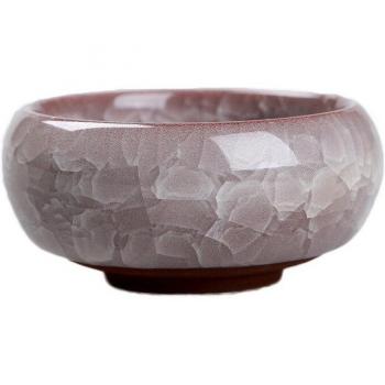 Small Ice-Crack Ceramic Pot for Juicy Plants