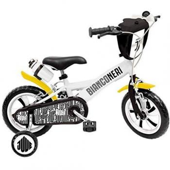 Bici da juventus per bambino / bambina con ruote da 12 pollici e colore bianco / nero