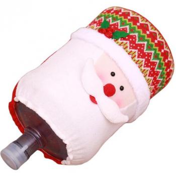 Cubierta de Tela para Dispensador de Agua con Motivo Navideño