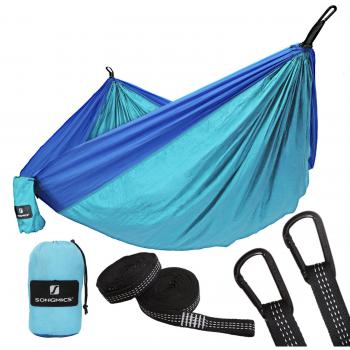 Songmics GDC14BU Amaca Blu Zaffiro 60x38x33 cm, Capacità 300 kg, TÜV Provenuta