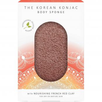 Éponge Konjac Mandala Rouge