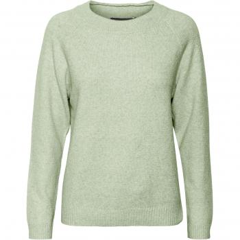 Doffy Verde Pastel: Jersey Vero Moda con Cuello O