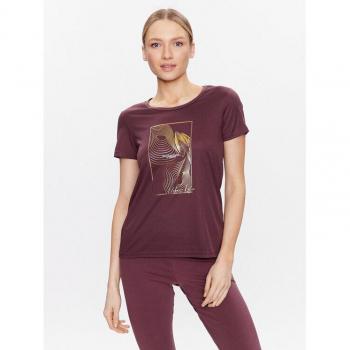CMP Aktivshirt 38T6656 Dunkelrot Regular Fit