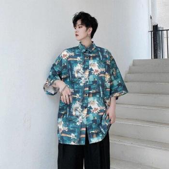 Chemise casual à manches courtes pour hommes