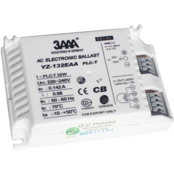 YZ-132EAA PLC-T y TC-TE AC PPFC balastos electrónicos