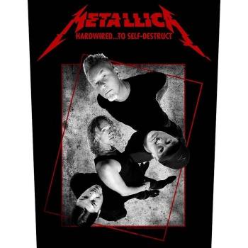 Einheitlicher Metallica-Beton-Patch in Schwarz-Weiß