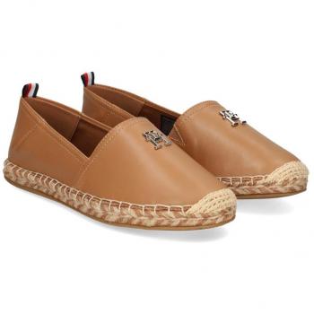Tommy Hilfiger Calzature Femminili Pelli Marroni Flat Espadrilles EU 39