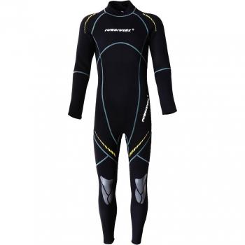 Combinaison de plongée noire 3mm pour hommes