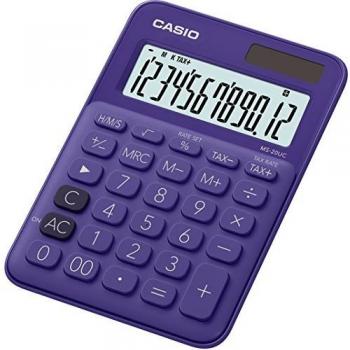 Casio MS-20UC-PL Solar/Battery Operated Desk Calculator