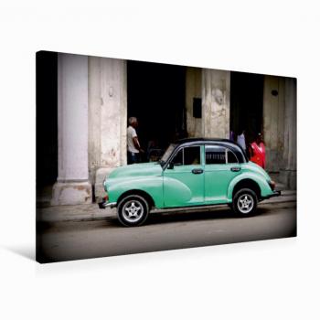 Morris Minor 75 × 50 cm – Hochwertige Textil-Leinwand