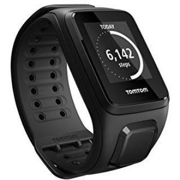 TomTom Spark Multisport Fitnessuhren – Schwarz, L – Modell 1RE0.002.01