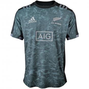 New Zealand All Blacks 2017/18 Territory Performance T‑Shirt – Black L