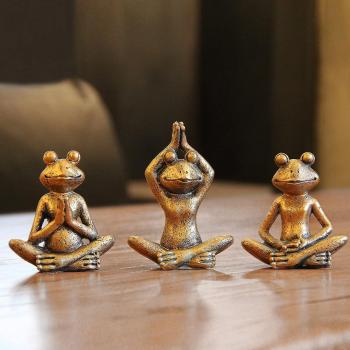 Décor Zen Grenouilles en Yoga