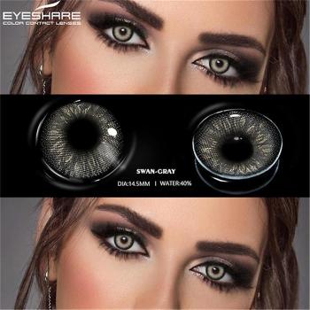 Lentes de Contacto Natural para Ojos Grises