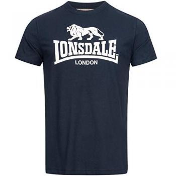 T‑shirt Lonsdale St. Erney Bleu & Blanc, Manche Courte, M
