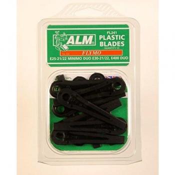 ALM FL241 Plastic Blades Small Hole for Flymo Duo Lawnmowers