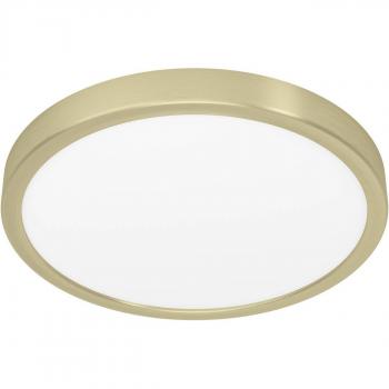 EGLO LED-Deckenleuchte Fueva 5, Ø28,5 cm, Messing aus Stahl und Kunststoff