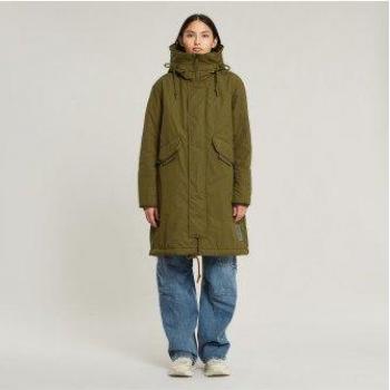 G-star Giacca Fishtail Donna XS Verde Sostenibile